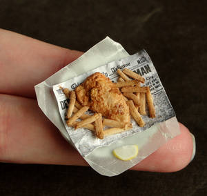 1:12 Scale Fish n' Chips