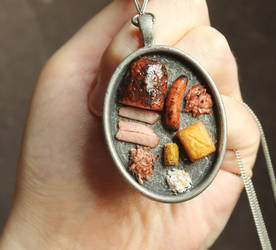 BBQ Platter Necklace