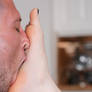Just smelling it is enough for him