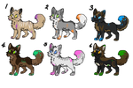 PAINTER CAT POINT ADOPTABLES - open by Thief-Of-Eternity