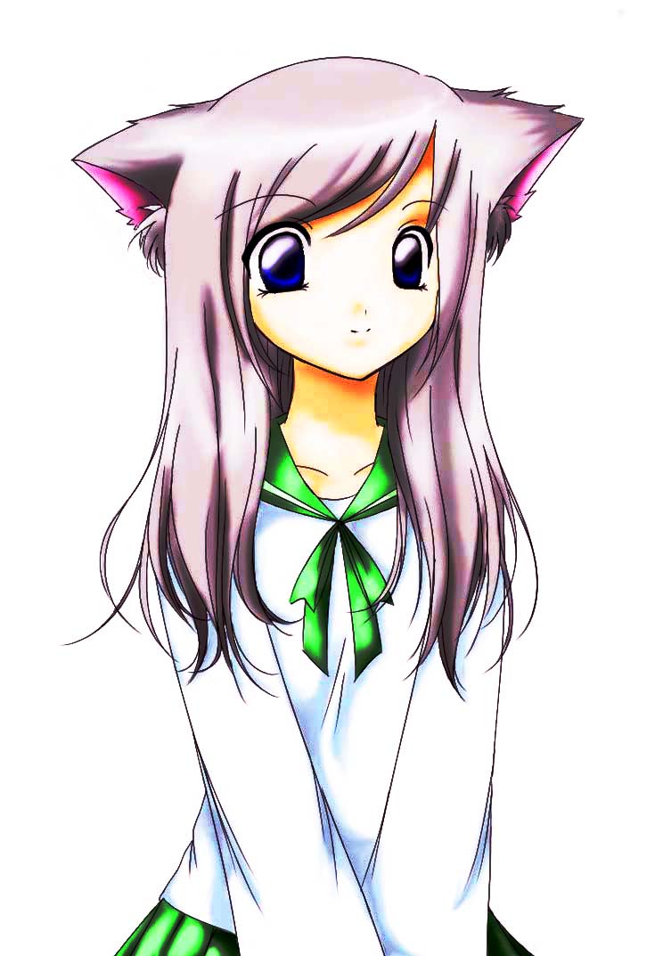 catgirl colouring 2