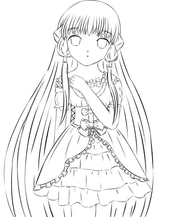 Lolita chii lineart