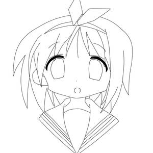 Tsukasa Hiiragi .:lineart:.