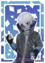 Blade!Sans in Medibang Paint