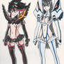 Ryuko Matoi and Satsuki Kiryuin