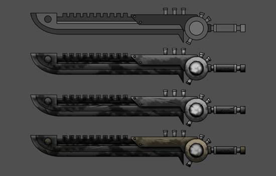 Steampunk Sword - Concept