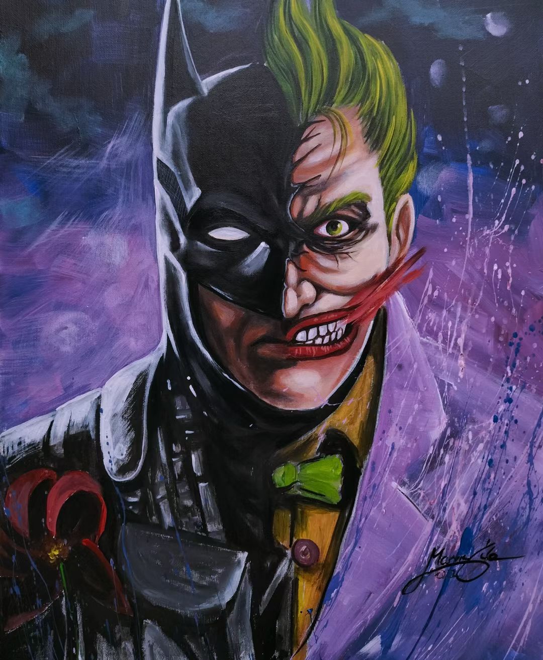 Batman and Joker face off by CRAMX on DeviantArt