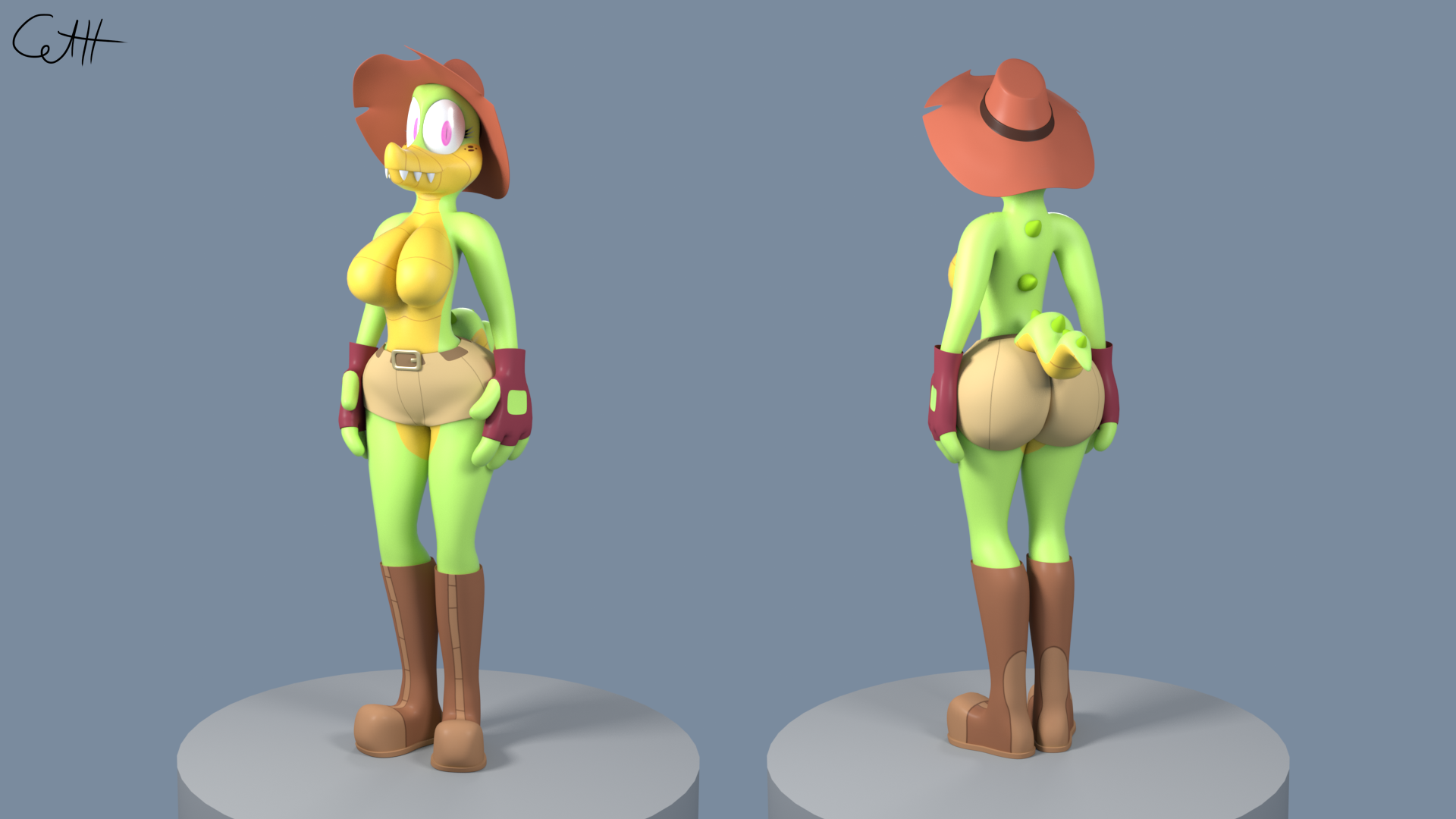 Vimhomeless Crocodile 3D Model