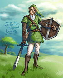 Old Link (Fanart Commission) by Mcfly-illustration