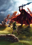 Link versus Ganondorf by Mcfly-illustration