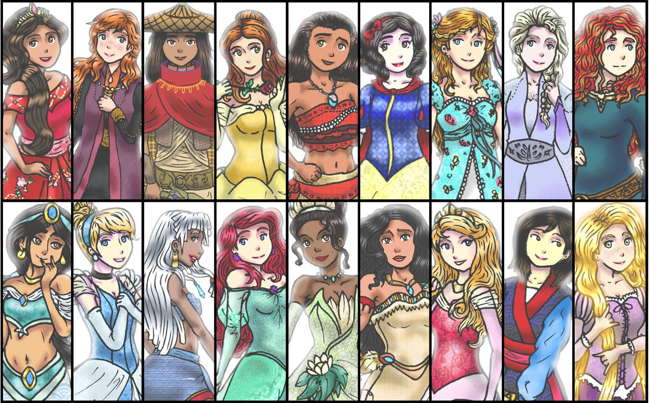 Disney Princess by ThemawtArcsion on DeviantArt