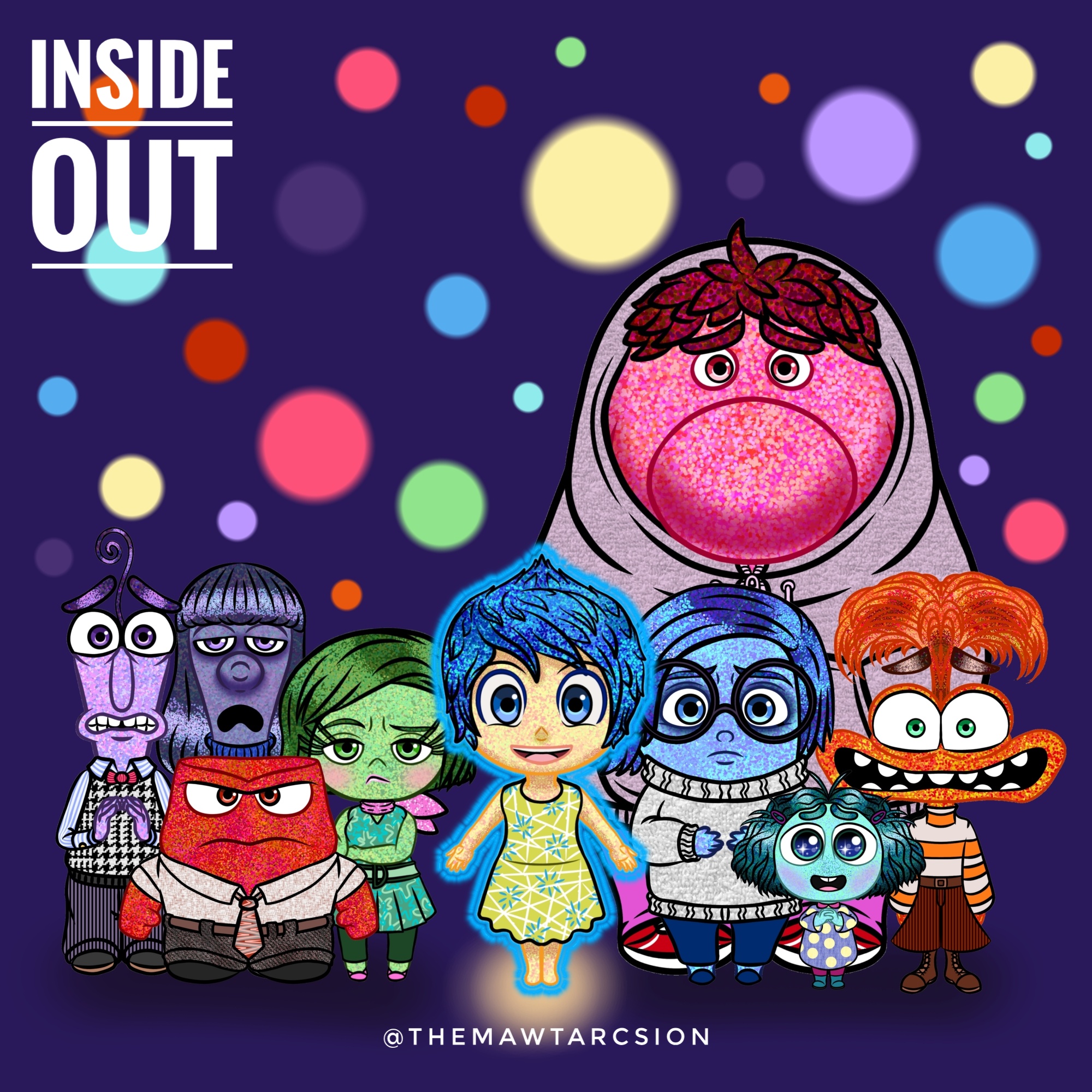 Inside Out Emotions Chibi by ThemawtArcsion on DeviantArt