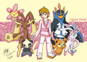 Sakurai Haruko Pokemon Team