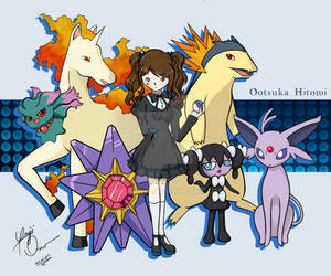 Ootsuka Hitomi Pokemon Team