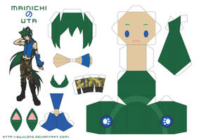 Mainichi no Uta Papercraft