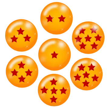 Fichier STL Lot de 7 boules de Noël Dragon Ball 🐉·Plan pour impression Fichier STL Lot de 7 boules de Noël Dragon Ball 🐉·Plan pour impression