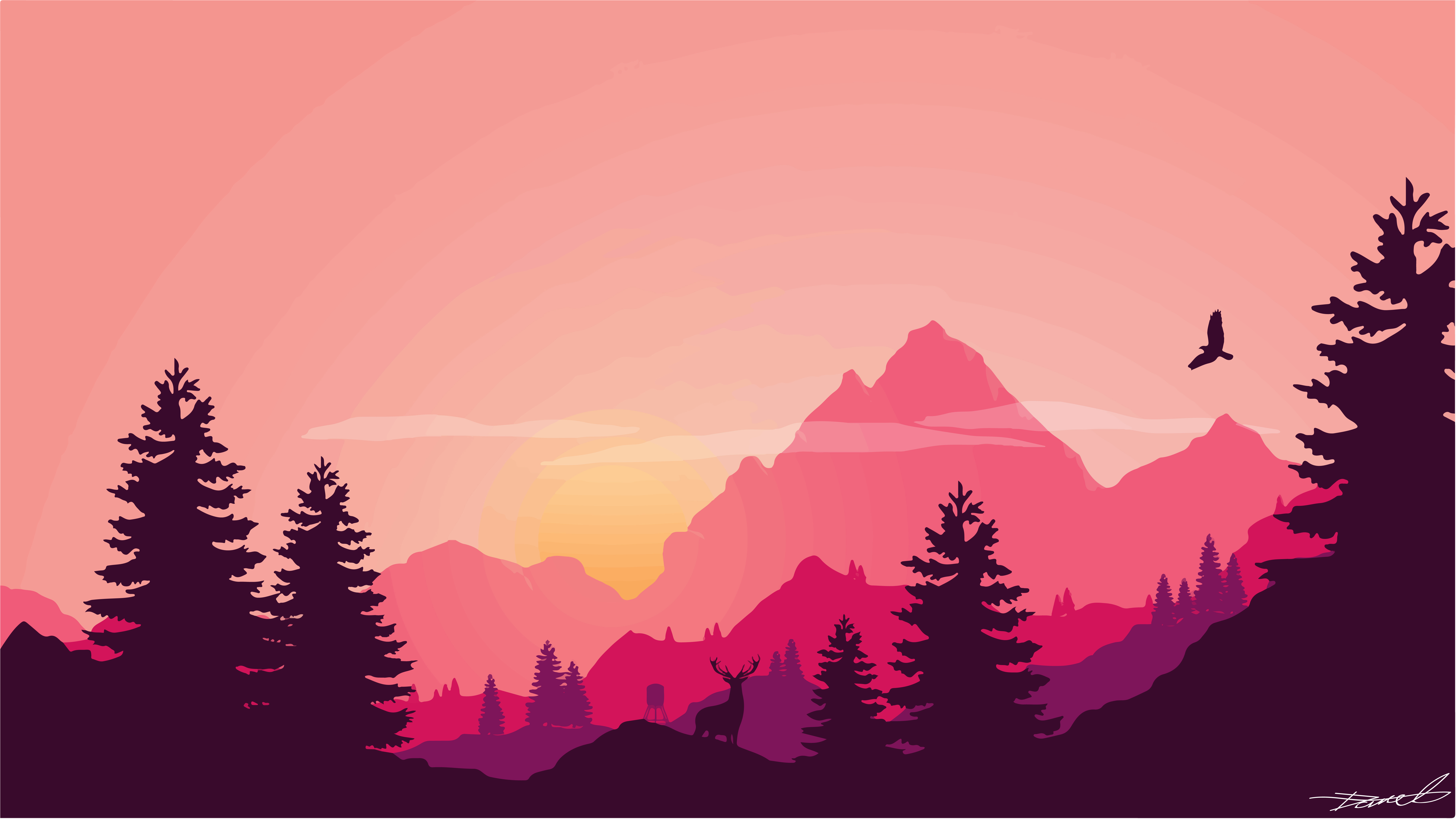 2d Vector Landscape 2D Landscape by DeaPickeringGFX on DeviantArt