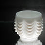 Milk Glass Vase 9842