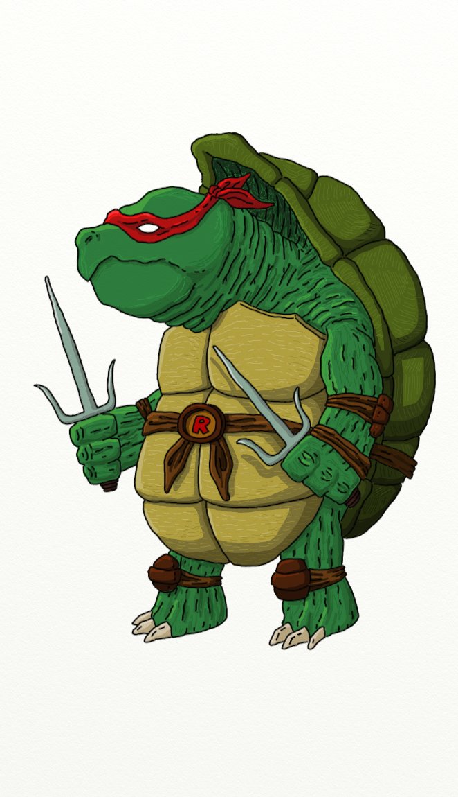 Elderly Raphael by ajdelong