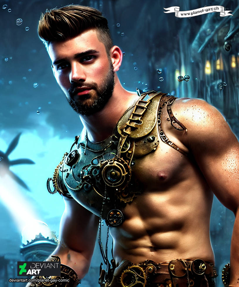 Steampunk Merboy by planet-gay-comic on DeviantArt