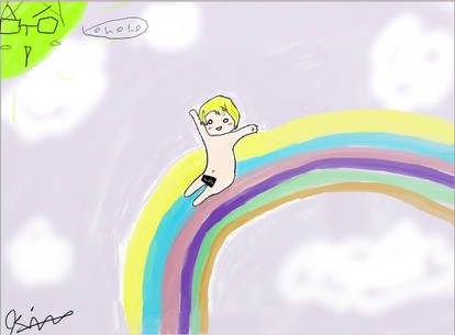 hooray its rainbow alois XD