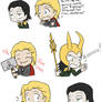 Thor and Loki doodles