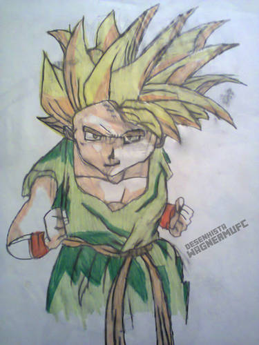 Goku Super Sayajin 3 (Dragon Ball Z) desenho by wagnermufc on DeviantArt