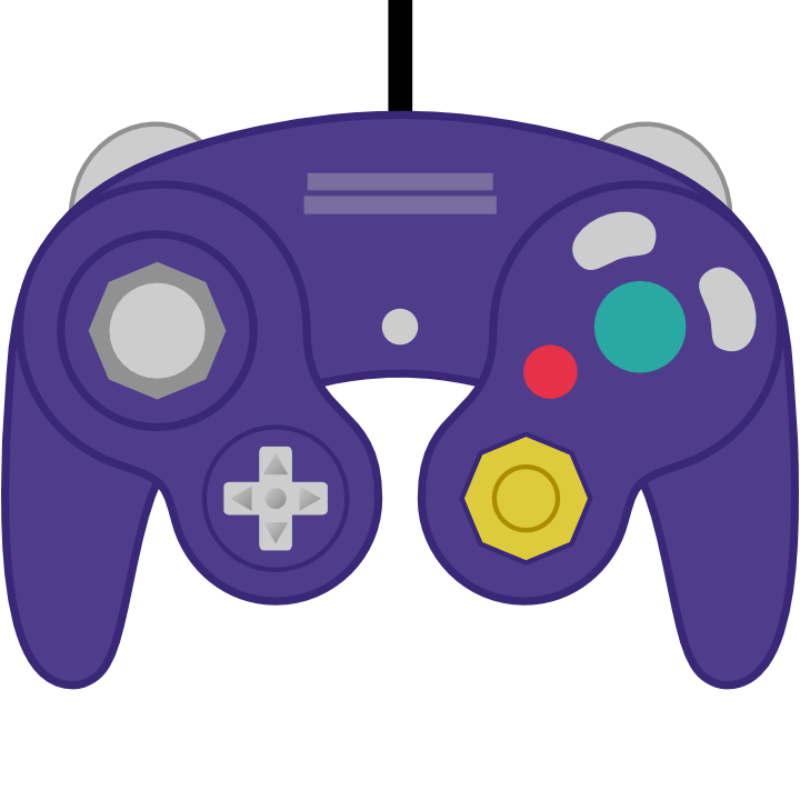 Gamecube Controller Sprite Gamecube Controller Vector by JackSpade2012 on DeviantArt