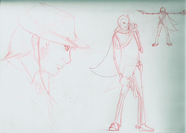 Different cowboy sketches by moakmatulak on DeviantArt
