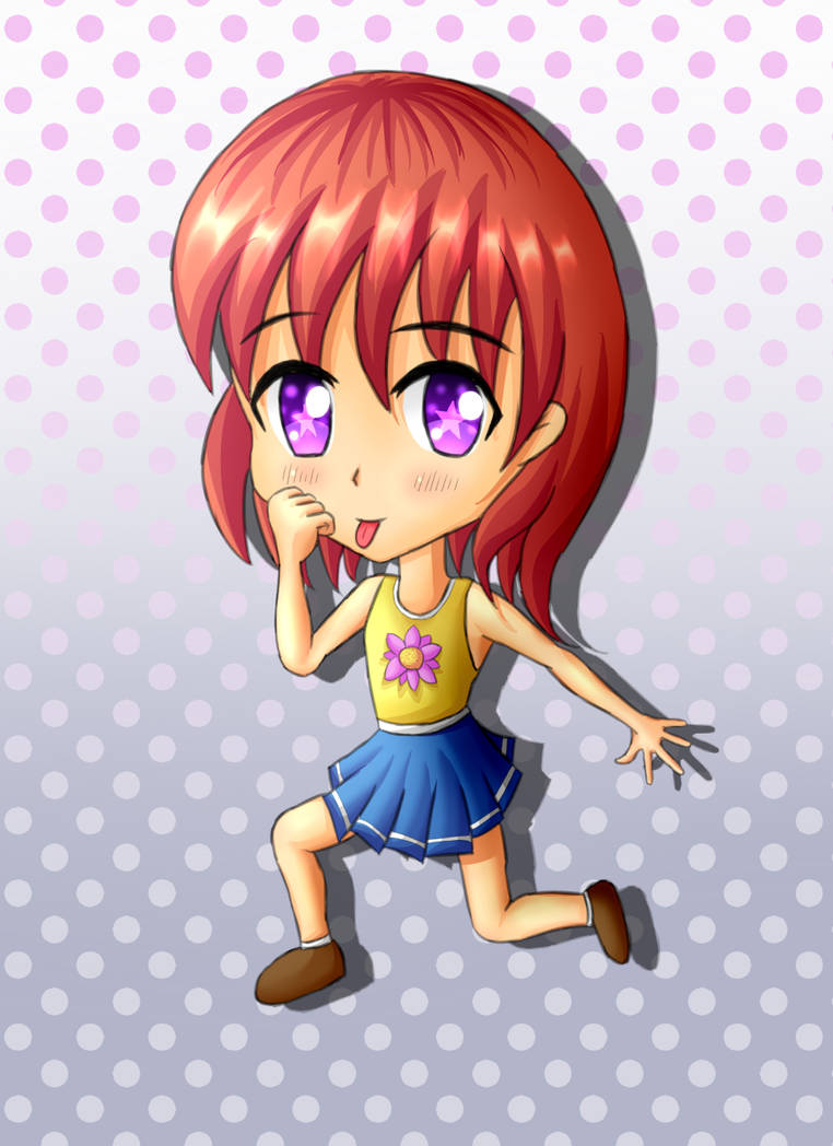 Posing Chibi by DoomSpaceMarine on DeviantArt