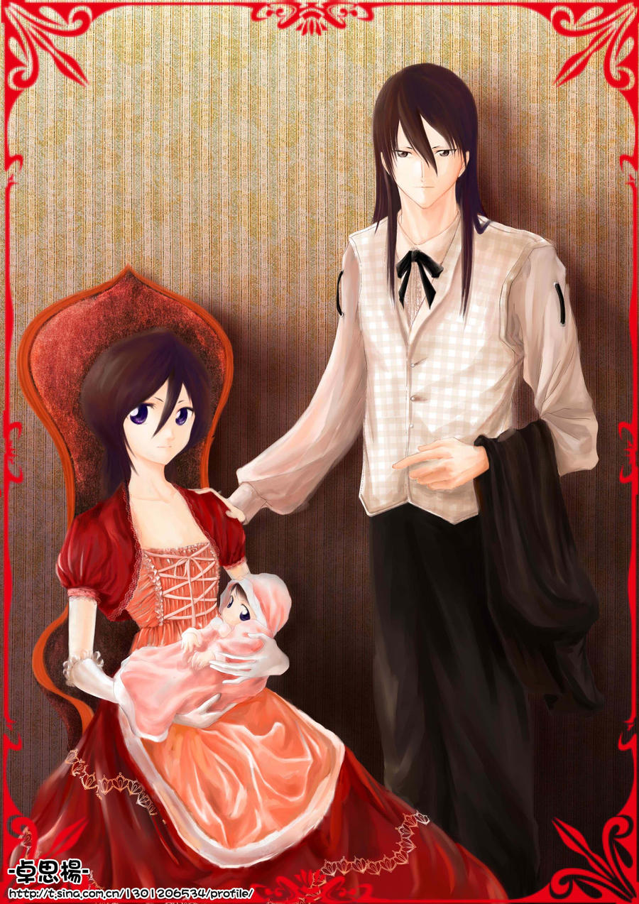 byakuya, rukia and baby by ShangGuanDiGua on DeviantArt