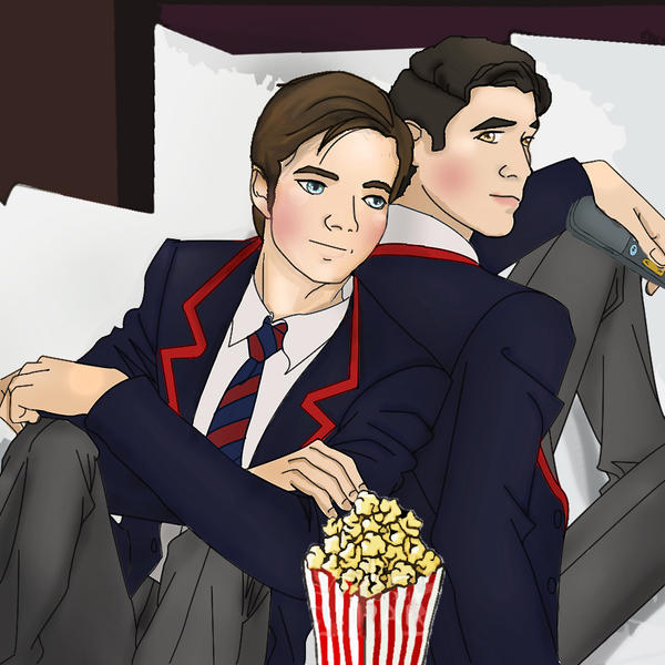 Movie Night Klaine