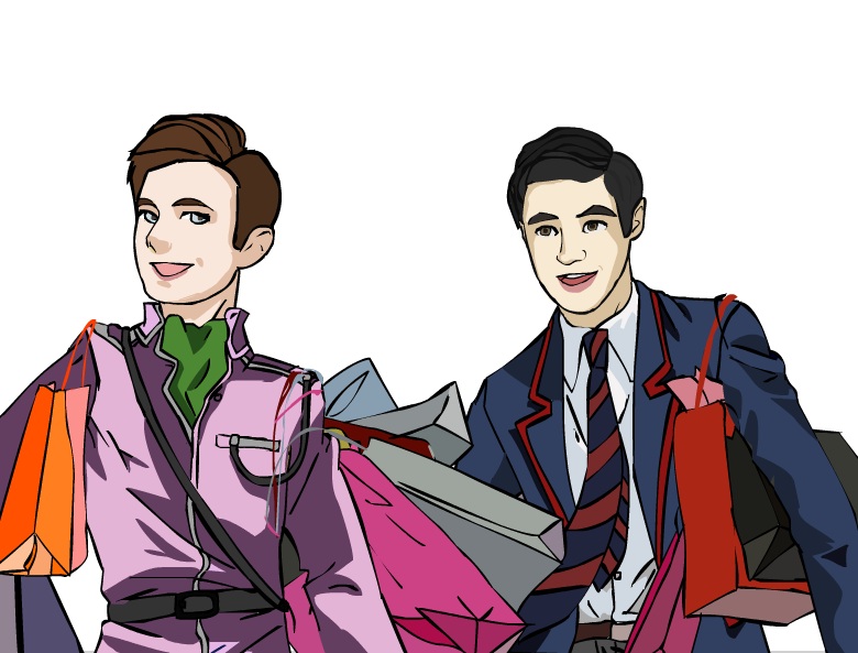 Klaine Shopping spree