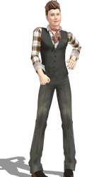 Kurt Hummel 2.0 MMD model DL