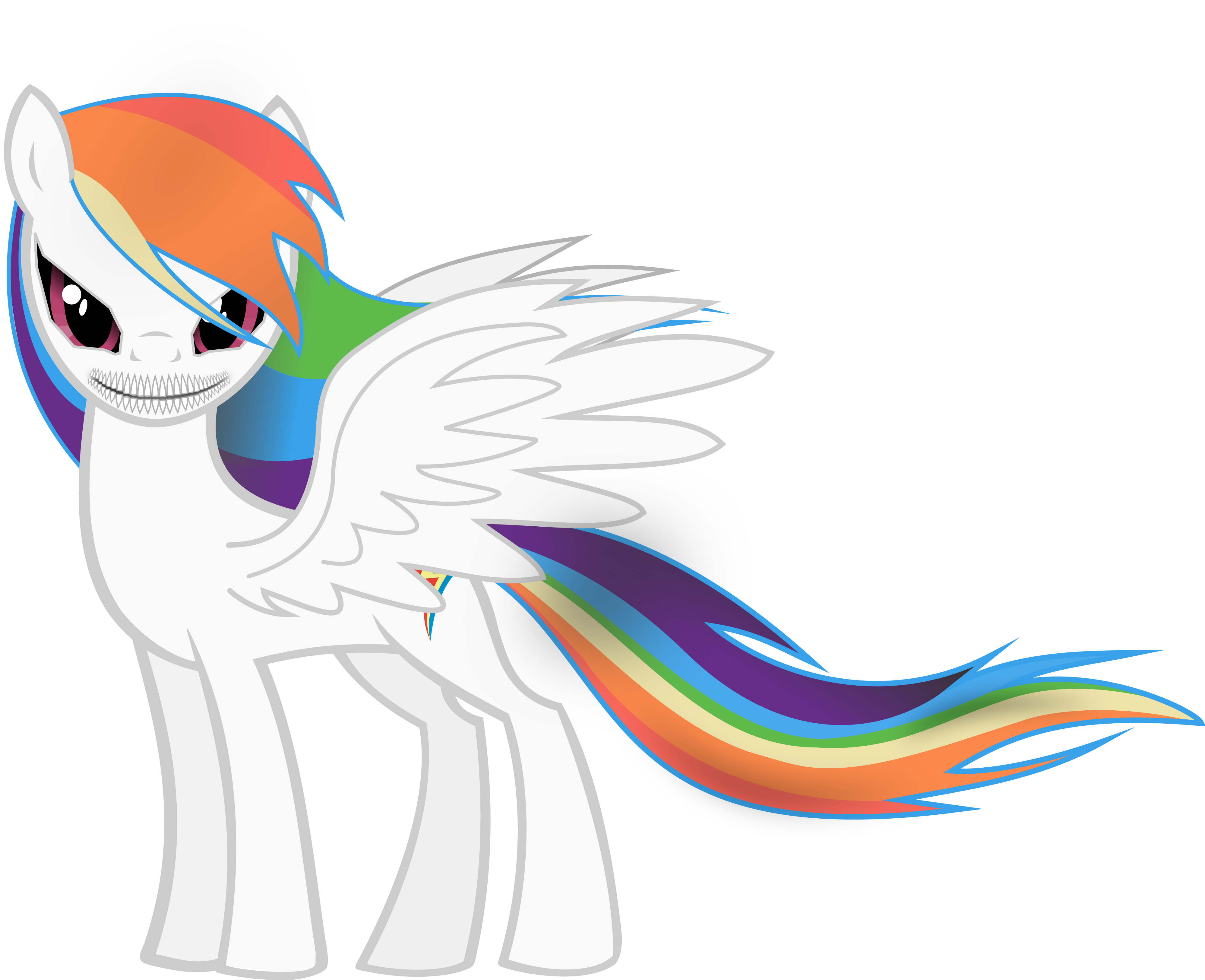 Rainbow Dash hollow show off pose