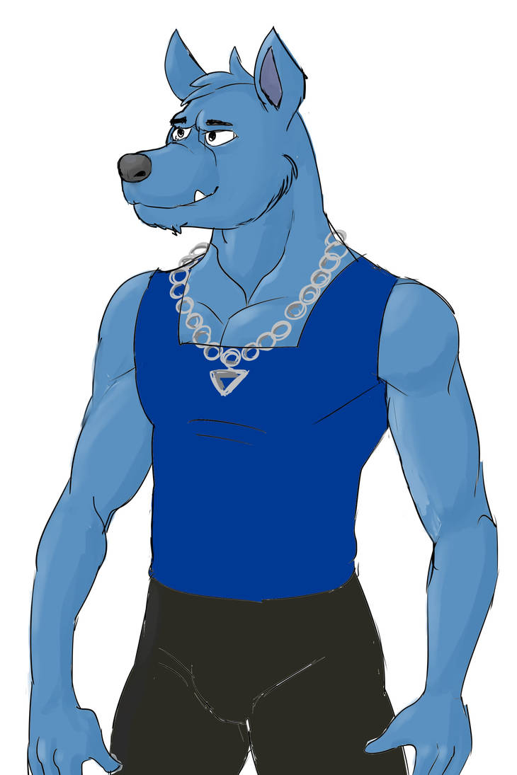 Blue Wolf by alberto09g on DeviantArt