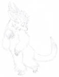 Tiger Dragon Sketch by pandemoniumfire