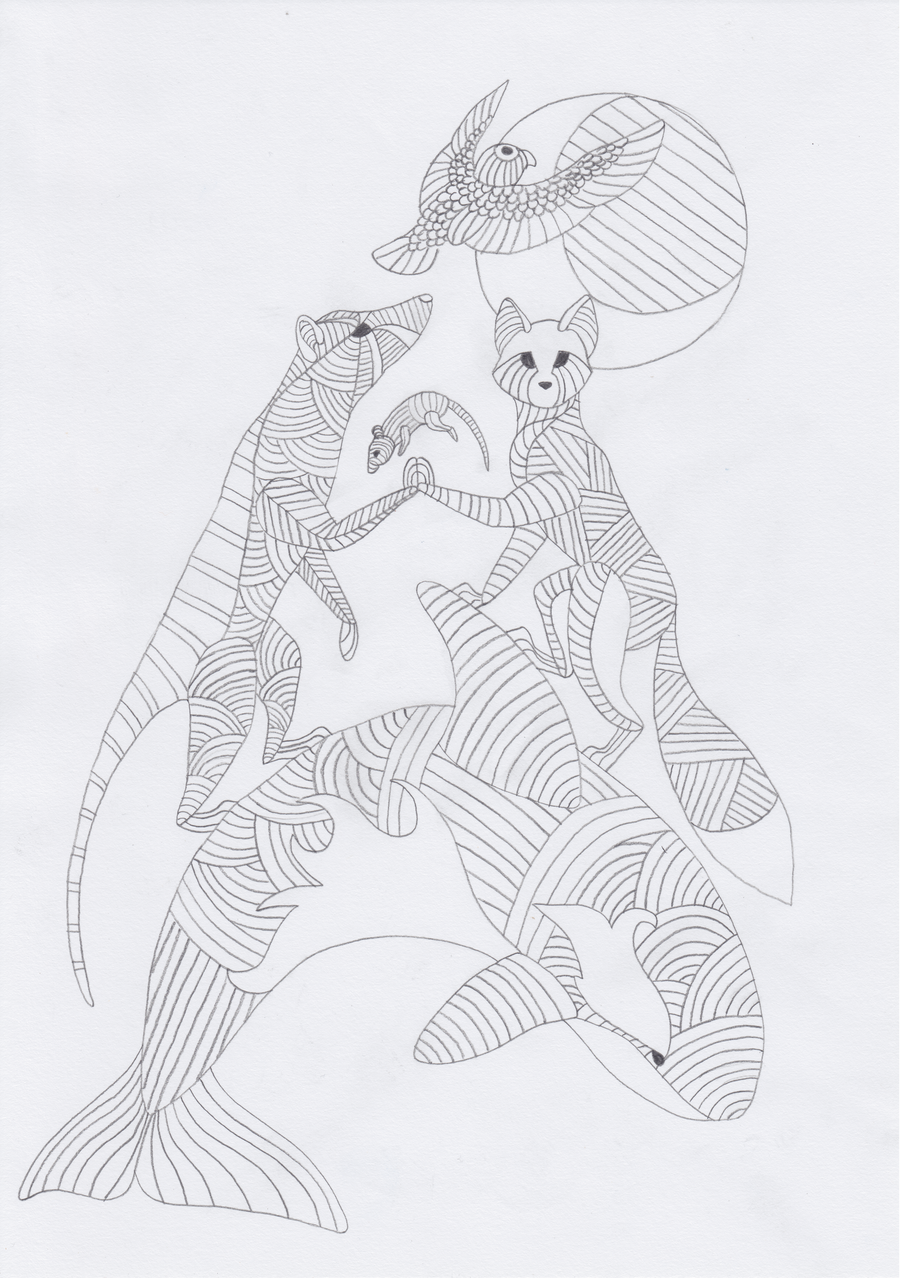 Totem: Animals by pandemoniumfire