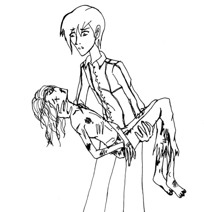 Sirius and Remus Lineart