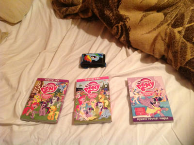 My little pony DVDs and wallet