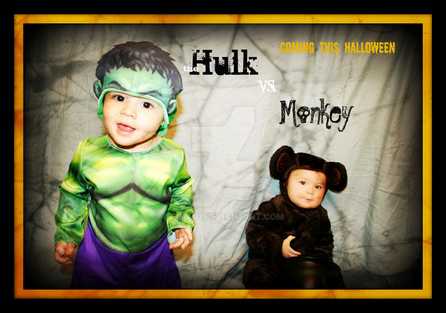 .hulk vs. monkey. by eimaj1 on DeviantArt