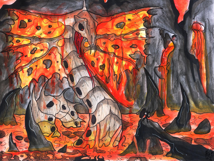 FIRE Colossus UndeadCobra by Clytemnon on DeviantArt