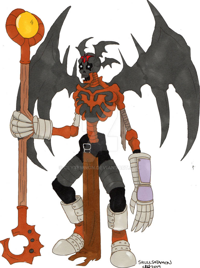 ::Digimon:: SkullSatamon by Clytemnon on DeviantArt