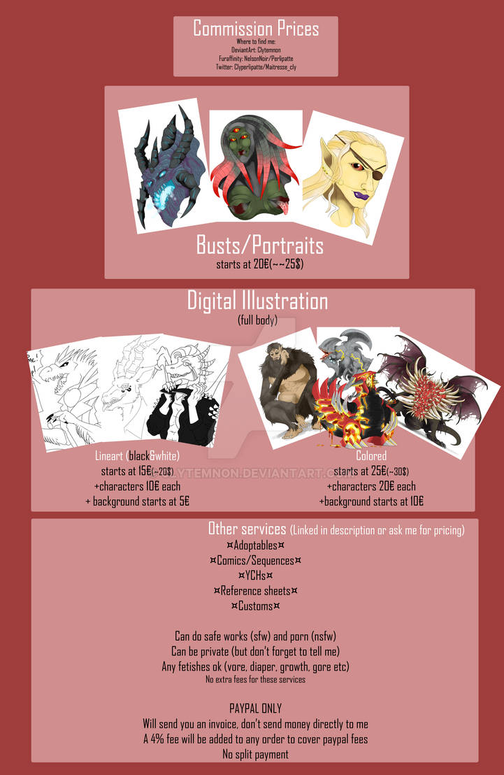 Comissions Price List !! (Robux) by Christianweslen on DeviantArt