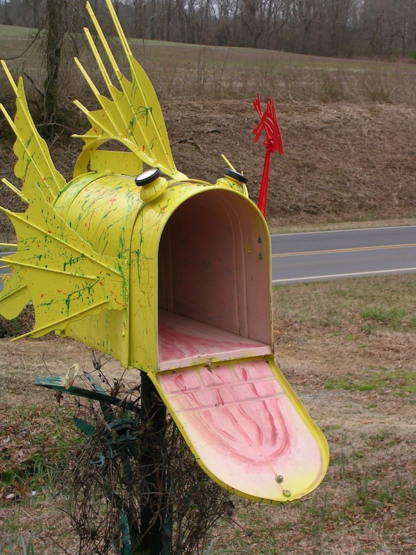 Big Fish Mailbox by sclptrjoel
