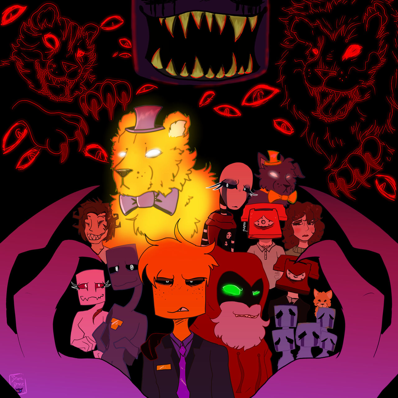 Dsaf Fight Dsaf3 Poster by Static-Dropz on DeviantArt
