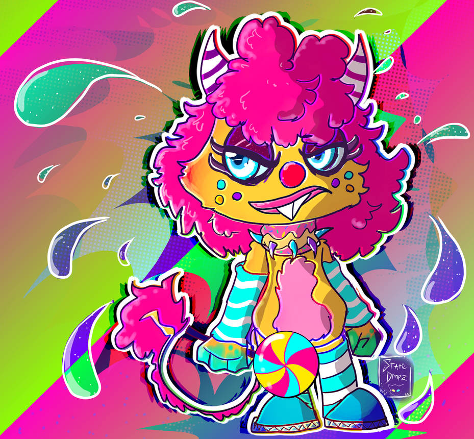 Ryoshi Monster Sweetooth Moshi Monsters by Static-Dropz on DeviantArt