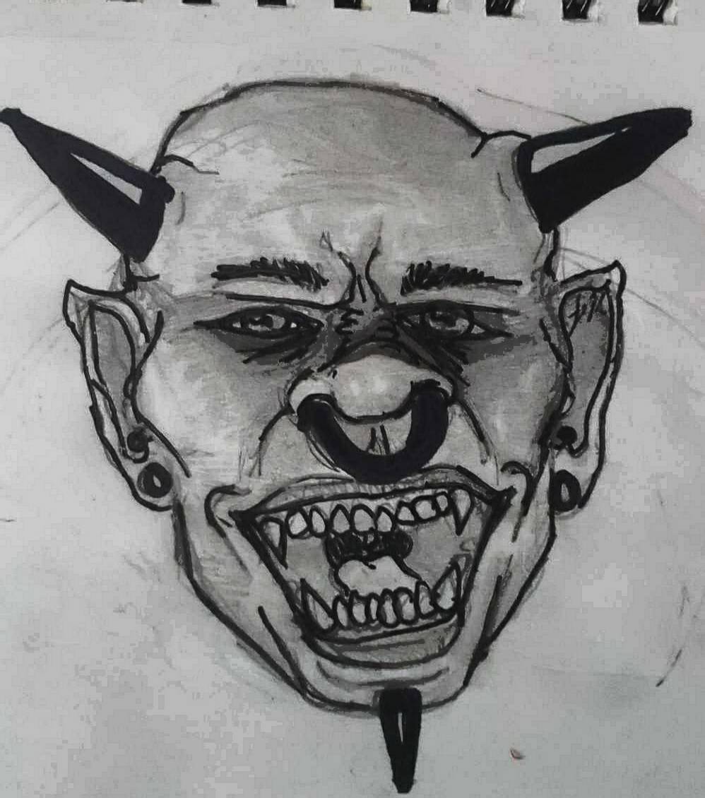 Smiling demon guy by RogueGoblinCommander on DeviantArt