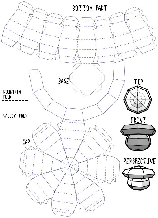 Mushroom Template By JAXMP On DeviantArt