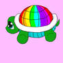 Bubbles the rainbow turtle